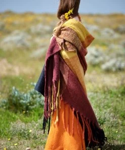 French Connection Checked Cosy Blanket Throw Sale