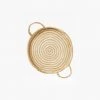 French Connection Small White Spiral Wall Basket