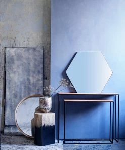 French Connection Mirrors Antique Mist Long Wall Mirror