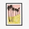 French Connection Sale Framed Palm Tree Views Print 30X40