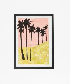 French Connection Sale Framed Palm Tree Views Print 30X40