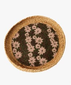 French Connection New In Flower Peach Small Wall Basket