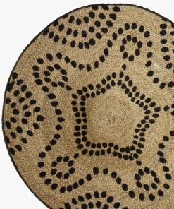 French Connection Seagrass Decore Wall Art Basket Home Accessories