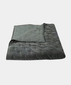 French Connection Velvet Bedspread Throws
