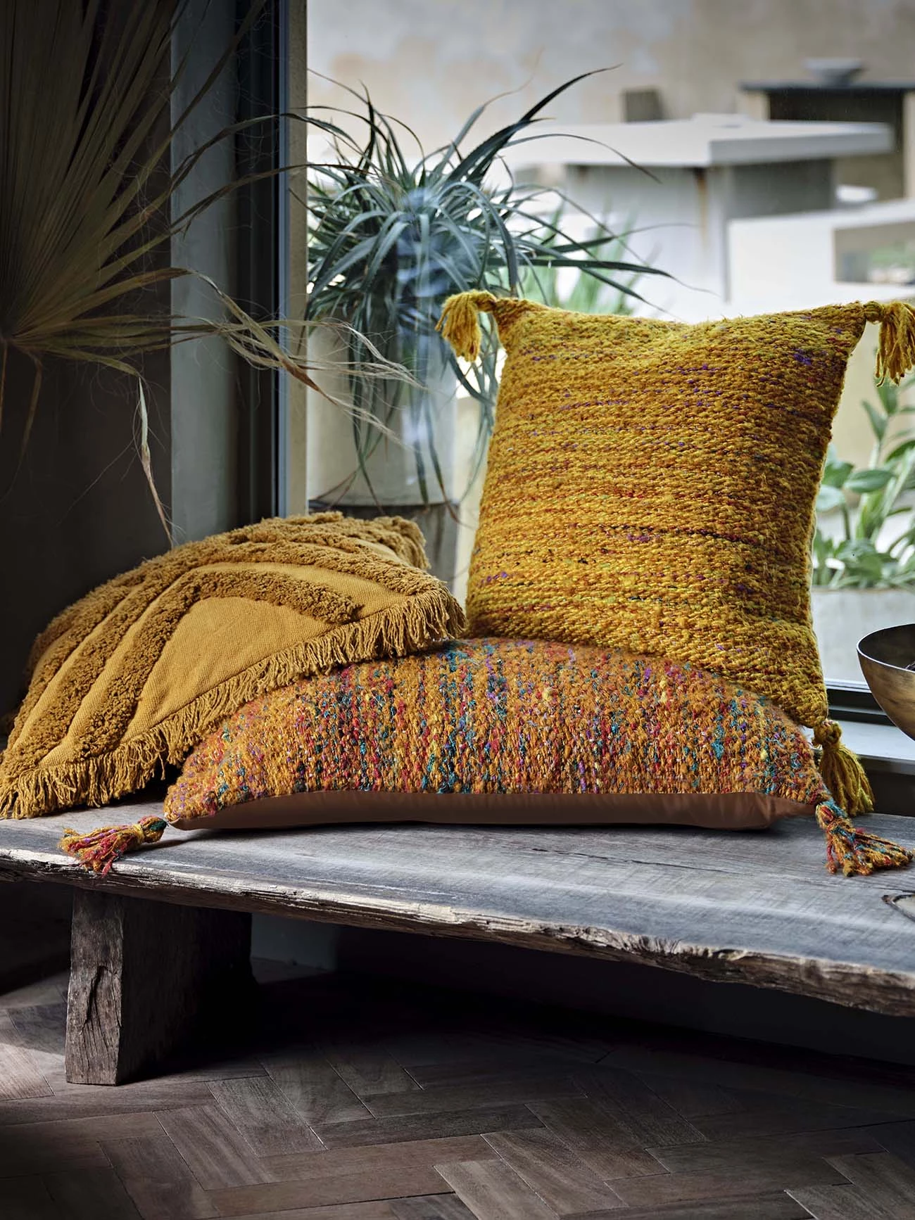 French Connection Cushions Chevron Tufted Cushion 4 French Connection Cushions Chevron Tufted Cushion