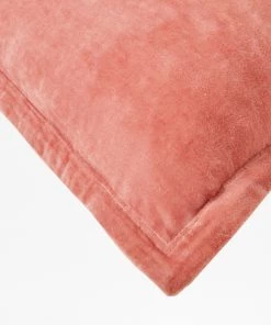 French Connection Washed Velvet Cushion New In