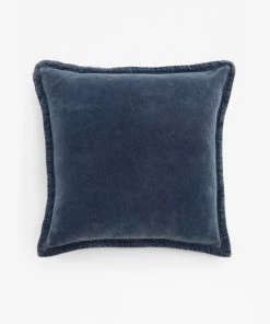 French Connection Washed Velvet Cushion New In