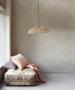 French Connection Pouffes Natural Kasbar Pouffe