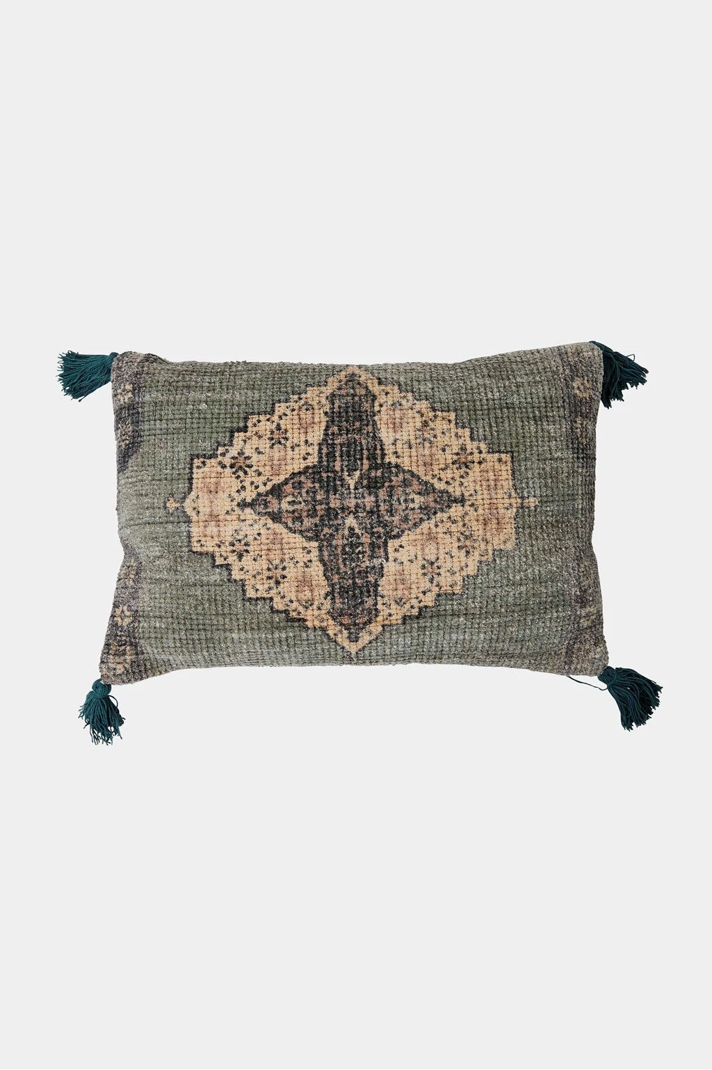 French Connection Neptune Tasselled Cushion 3 French Connection Neptune Tasselled Cushion