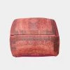 French Connection Crimson Cassis Recycled Pouffe New In