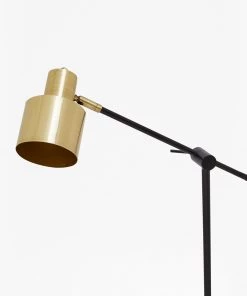 French Connection Brass And Matte Black Table Lamp Lighting