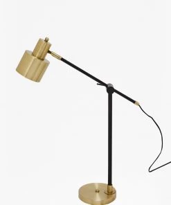 French Connection Brass And Matte Black Table Lamp Lighting