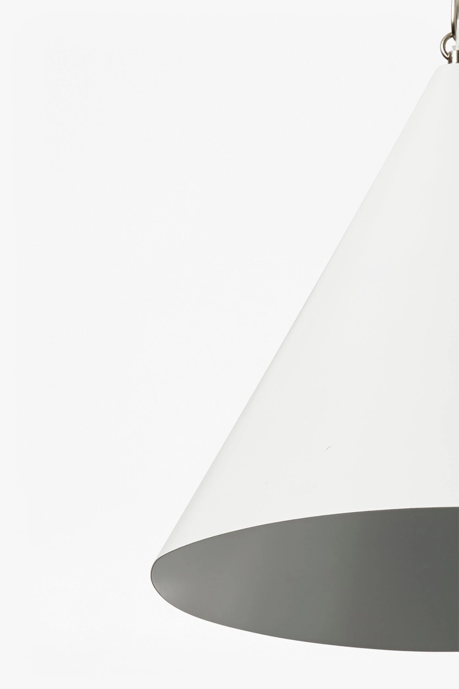 French Connection White Cone Ceiling Light 6 French Connection White Cone Ceiling Light