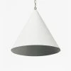 French Connection White Cone Ceiling Light