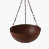 French Connection Large Hanging Copper Outdoor Planter New In 2 French Connection Large Hanging Copper Outdoor Planter New In