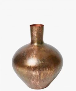 French Connection New In Molten Copper Vase
