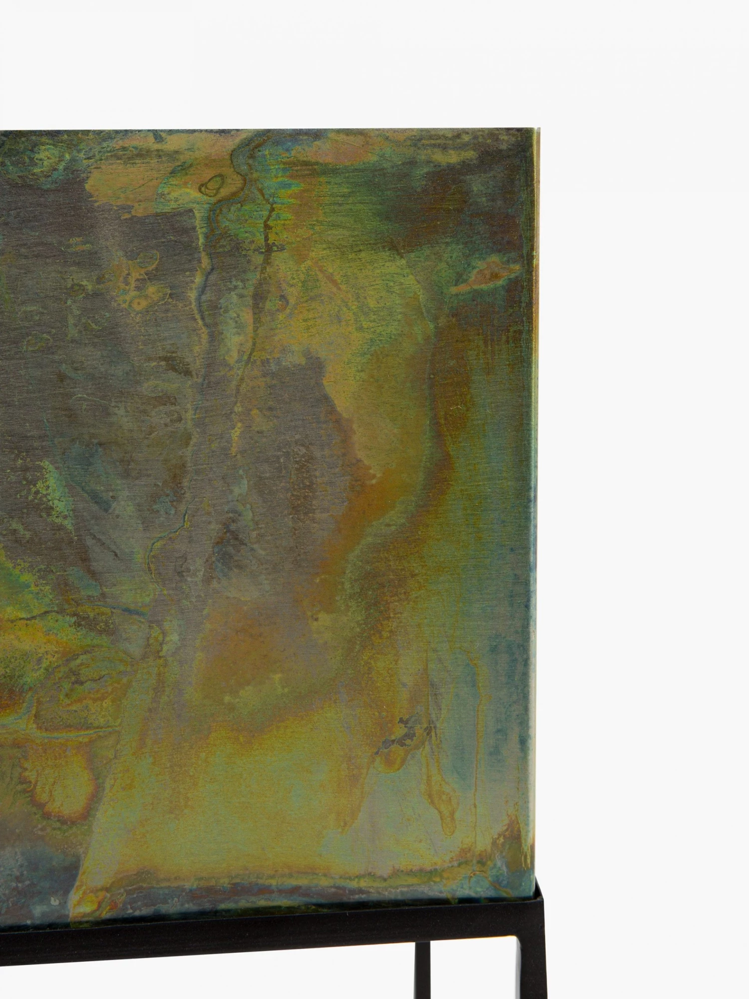 French Connection Square Antique Green Planter New In 8 French Connection Square Antique Green Planter New In