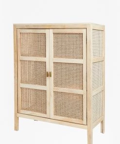 French Connection French Cane Cabinet