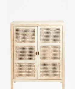 French Connection French Cane Cabinet