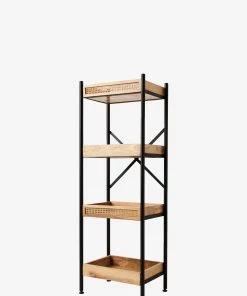 French Connection Rattan Pantry Shelf Furniture