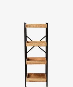 French Connection Rattan Pantry Shelf Furniture