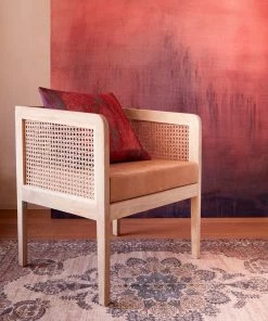 French Connection New In Rattan Cane Armchair