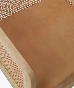 French Connection New In Rattan Cane Armchair