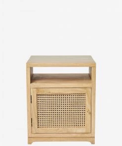 French Connection French Cane Bedside Cabinet