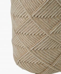 French Connection Soft Woven Stool New In