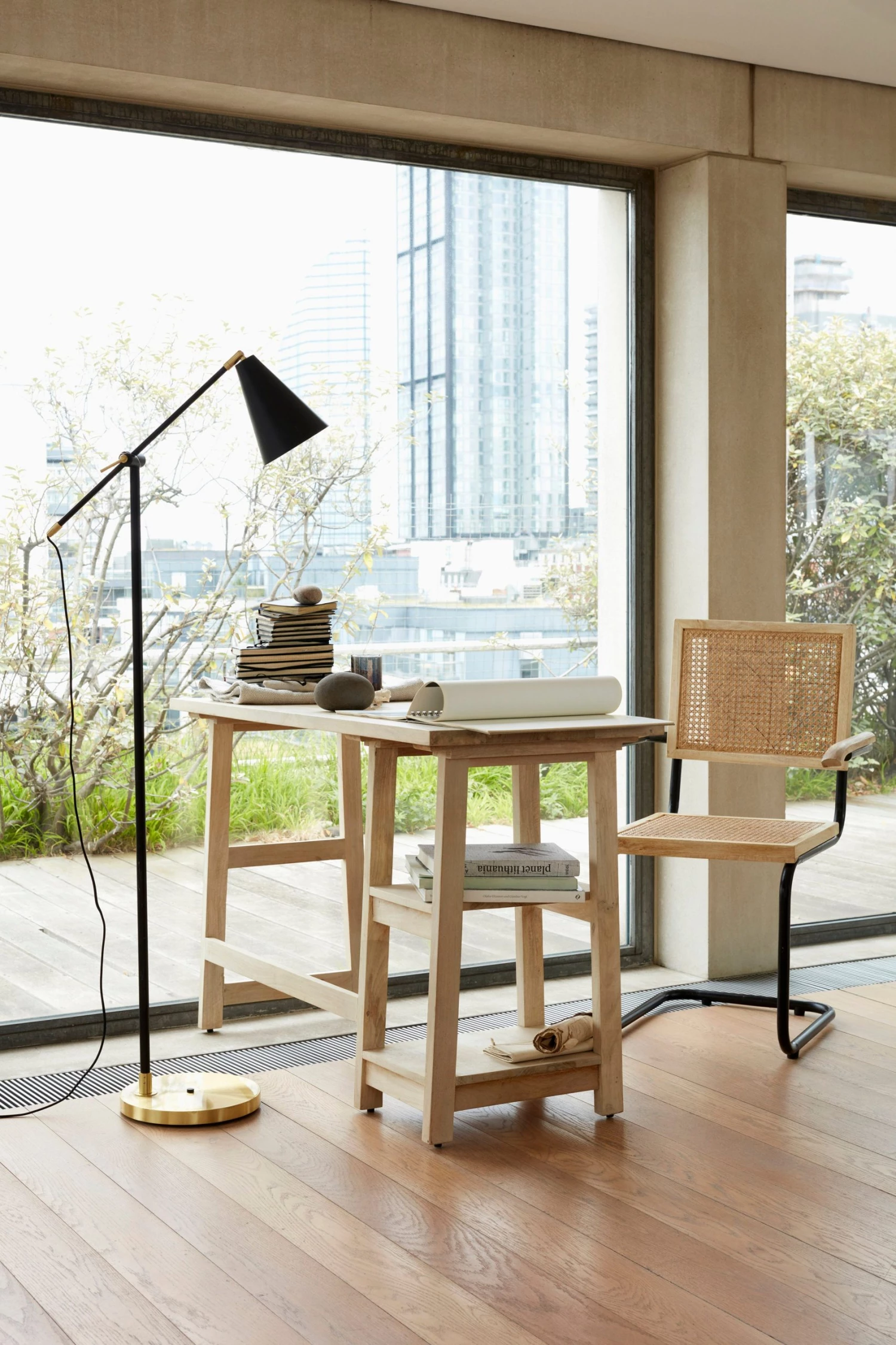 French Connection Long Island Blonde Desk New In 4 French Connection Long Island Blonde Desk New In