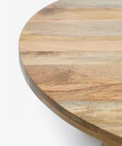 French Connection Round Wooden Dining Table Furniture