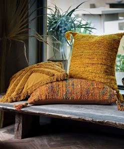 French Connection Chindi Recycled Sari Cushion