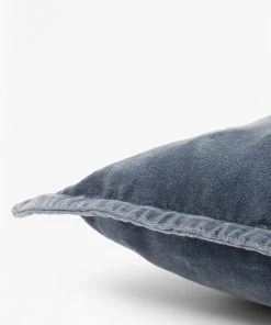 French Connection Washed Velvet Cushion New In