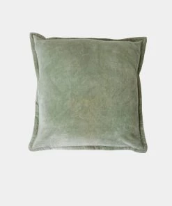 French Connection Washed Velvet Cushion New In