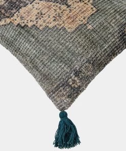 French Connection Neptune Tasselled Cushion 9 French Connection Neptune Tasselled Cushion