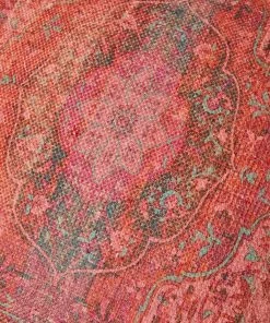 French Connection Crimson Cassis Recycled Pouffe New In