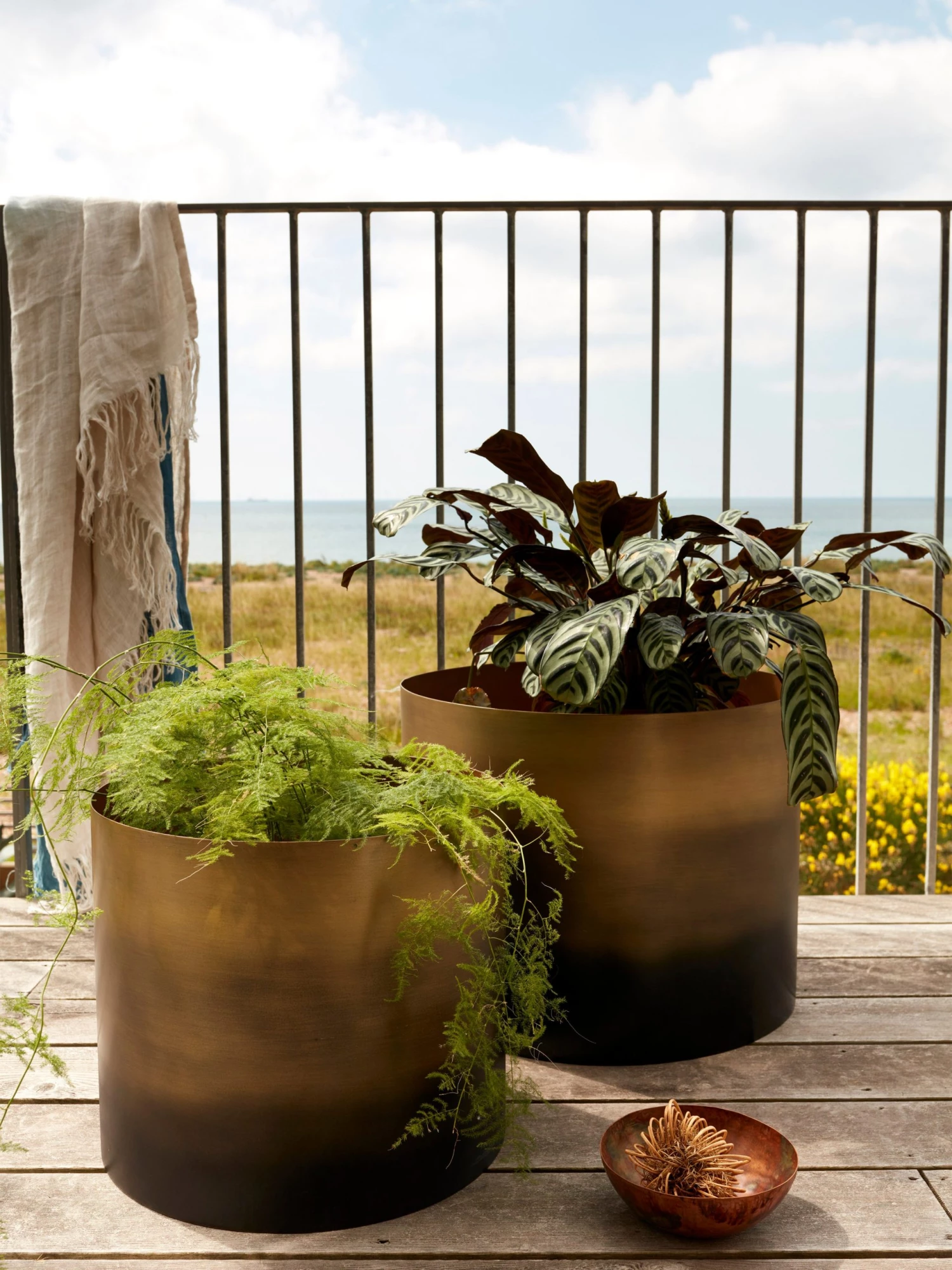 French Connection Large Sundown Ombré Planter 4 French Connection Large Sundown Ombré Planter