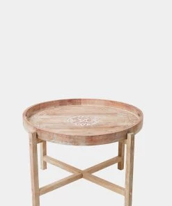 French Connection Mandala Wooden Coffee Table