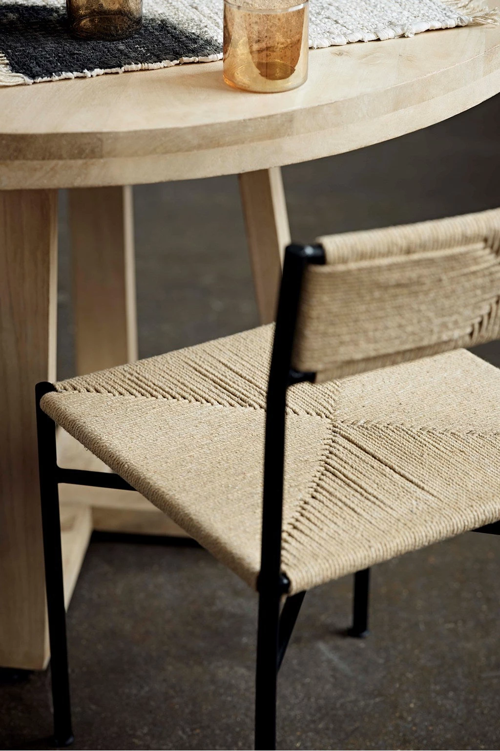 French Connection Amalfi Woven Dining Chair New In 6 French Connection Amalfi Woven Dining Chair New In