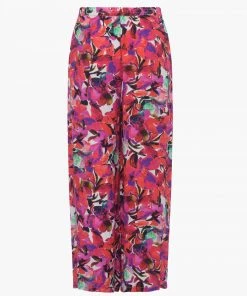 French Connection New In Adelphie Delphine Wide-leg Culotte Trousers 9 French Connection New In Adelphie Delphine Wide-leg Culotte Trousers