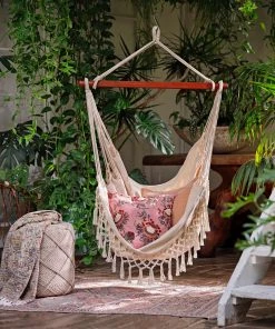 French Connection Embroidered Pink Cushion New In