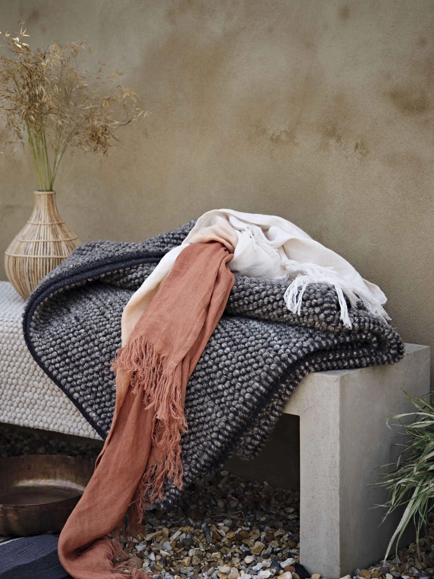 French Connection Extra Large Bouclé Rug 4 French Connection Extra Large Bouclé Rug