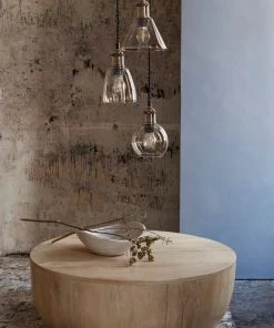 French Connection Brass Cluster Pendant New In