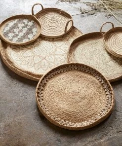 French Connection New In Flower Peach Small Wall Basket