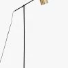 French Connection Brass And Black Floor Lamp 2 French Connection Brass And Black Floor Lamp