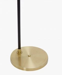 French Connection Brass And Black Floor Lamp