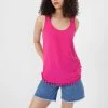 French Connection Crepe Light Pom Pom Vest Top Sale
