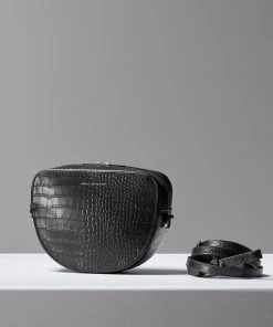 French Connection Tallin Recycled Leather Croc Bag