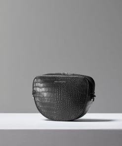 French Connection Tallin Recycled Leather Croc Bag