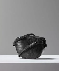 French Connection Tallin Recycled Leather Croc Bag